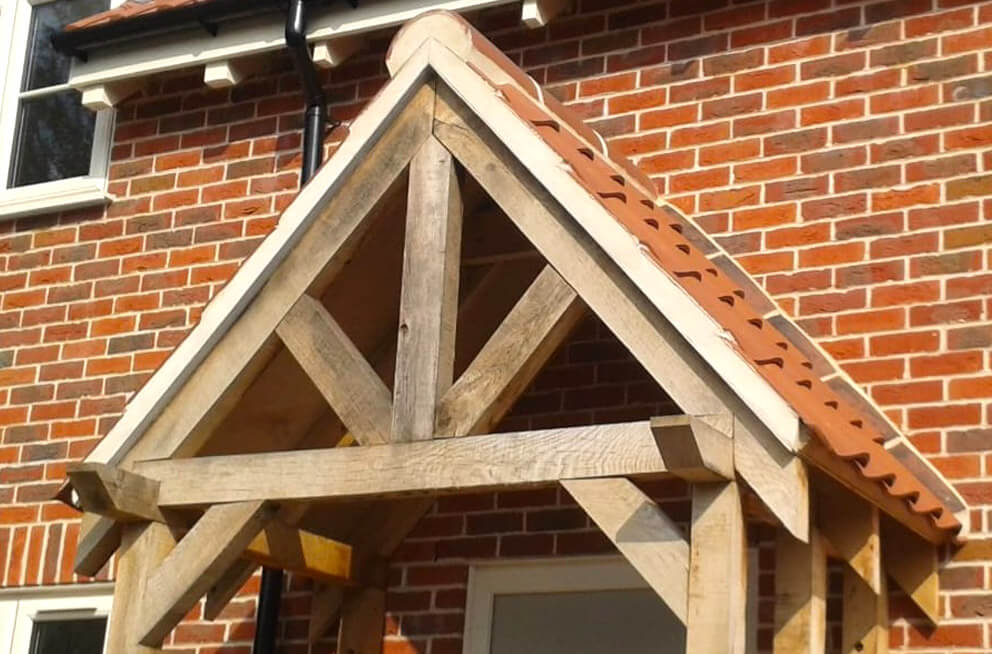 Timber porch